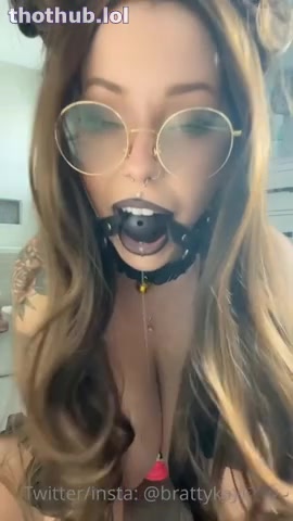 OnlyFans leaked BrattyKayla666 - Goth girl riding dildo on HDthot