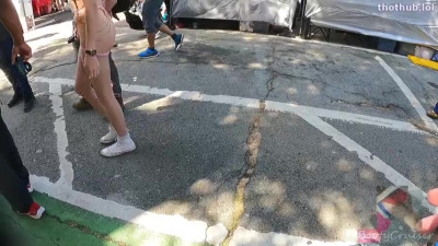 Boba Bitch Nude public Folsom festival 2023