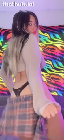 OnlyFans leaked Xlightmoonx Strip Tease While Wearing a Sexy Mini Skirt With Crop Top on HDthot