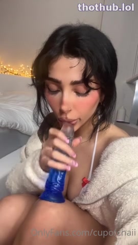 OnlyFans leaked CUPOFCHAII DILDO BJ on HDthot