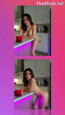 Alinity Nude Kitchen Striptease comp.