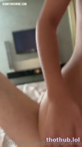 OnlyFans leaked Bunnybrownie fuck and cum swallow on HDthot