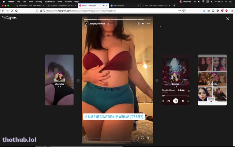 Jessy Taylor OnlyFans leaked jessytaylor teasing & rubbing tits on instagram on HDthot