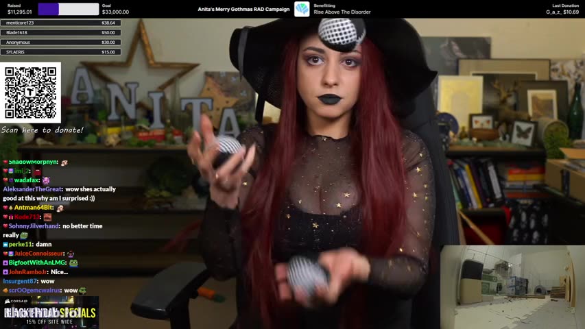 OnlyFans leaked Sweet Anita Jiggling Witch Cosplay Twitch Clip on HDthot