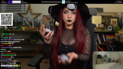 Sweet Anita Jiggling Witch Cosplay Twitch Clip