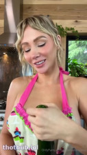 Sara Jean Underwood Cucumber video