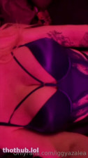 Iggy Azalea purple sheer body_Ahegao