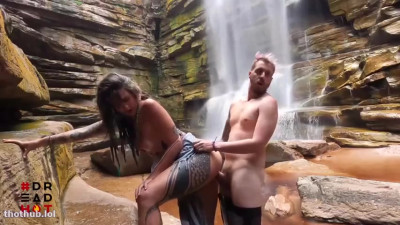 Dread Hot waterfall fuck