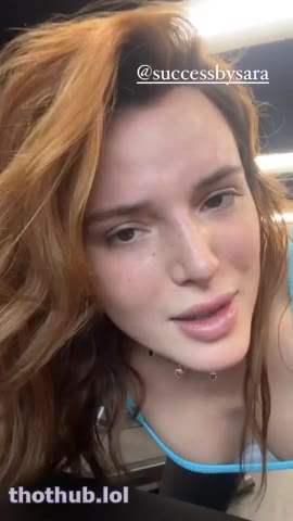 Bella Thorne OnlyFans leaked bella thorne-cleavage gym on HDthot