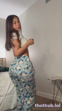 Sophieraiin pajama bubble butt striptease