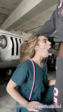 Izzy Swallows Nurse Parking Garage