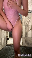 Christina Khalil Tits out shower pussy tease