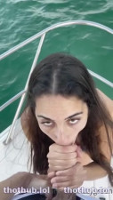 Izzy Green Yacht Blowjob