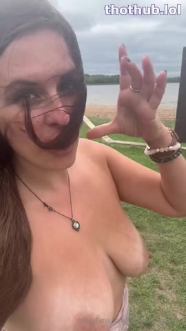 OnlyFans leaked Barefootmamamn Topless Outdoor Weather Report on HDthot