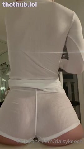 OnlyFans leaked Daisy Keech C-thru Underwear strip on HDthot