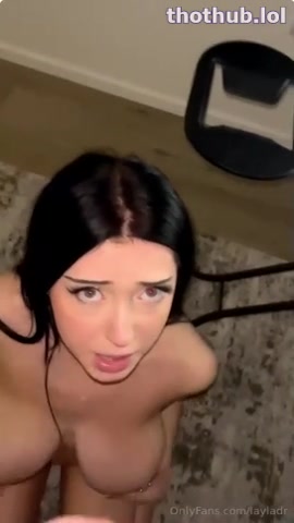 OnlyFans leaked layladr cum on face on HDthot