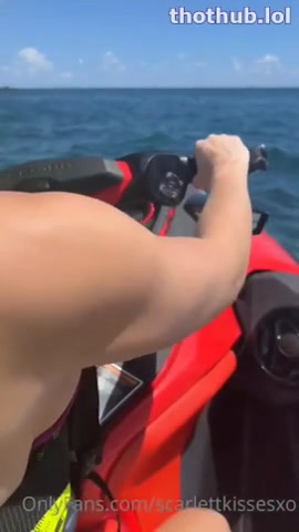 OnlyFans leaked Scarlett Kisses - Public Sex On A Jet Ski on HDthot