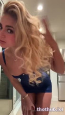 Claire Stone Topless NYE Video