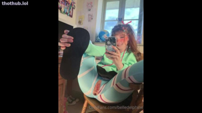 Belle Delphine vanellope cosplay set slideshow