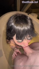 laararose bath blowjob