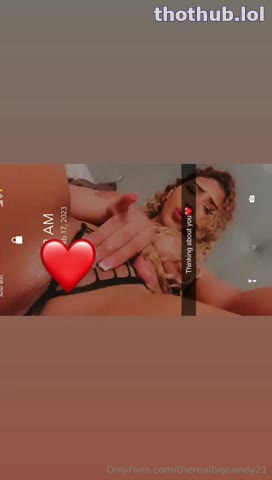 OnlyFans leaked Candy playing with her pussy compilation on HDthot