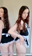 Maddison Twins - Naughty Maids Get Spanked