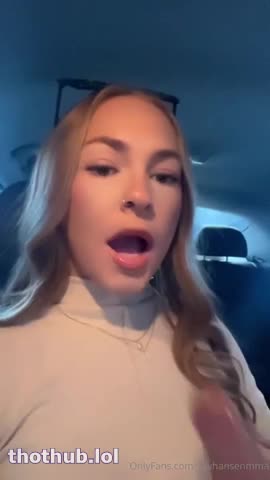 OnlyFans leaked Kay Hansen UFC Fighter Super Fucking horny Carplay on HDthot