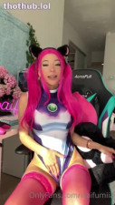 waifumiia | izzybunnies STAR FIRE COSPLAY & SQUIRTING BBC DILDO FUCK MACHINE