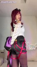 Meriol Chan cosplay and dildo fuck