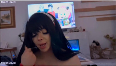 Momokun Yor Forger Blowjob