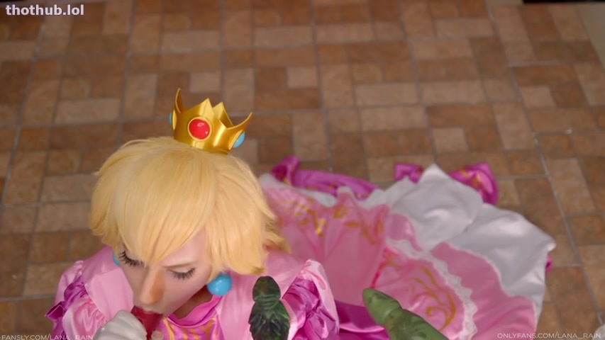 Lana Rain OnlyFans leaked Lana Rain - Princess Peach Interactive Video on HDthot